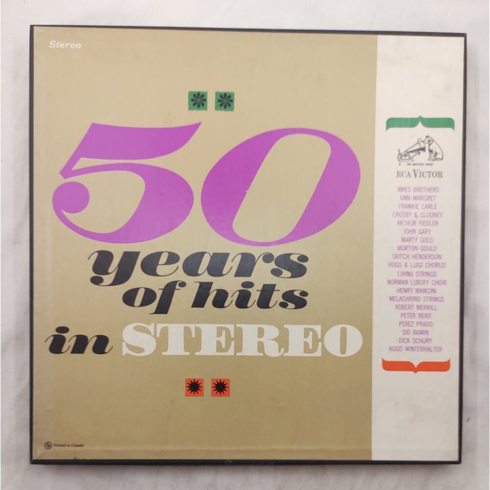 Various – 50 Years of Hits in Stereo LP RCA Living Stereo Canada